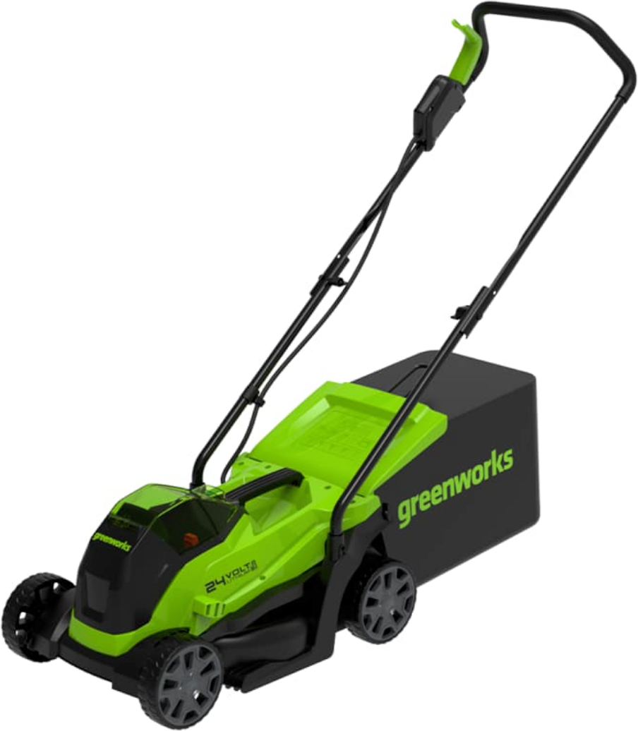 Газонокосилка аккумуляторна GreenWorks GD24LM33, 24v, 33 см, без АКБ и ЗУ (2516107) - фотография № 1