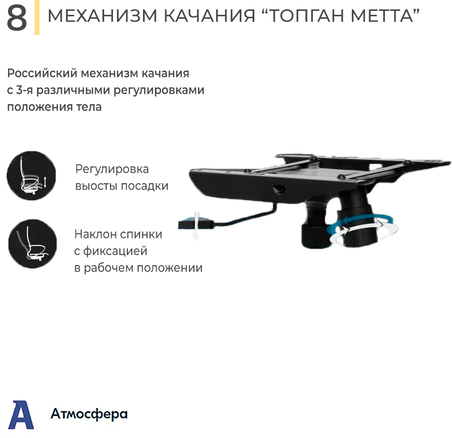 Компьютерное кресло SU-CS-9/подл.106/осн.001 черный - фотография № 5