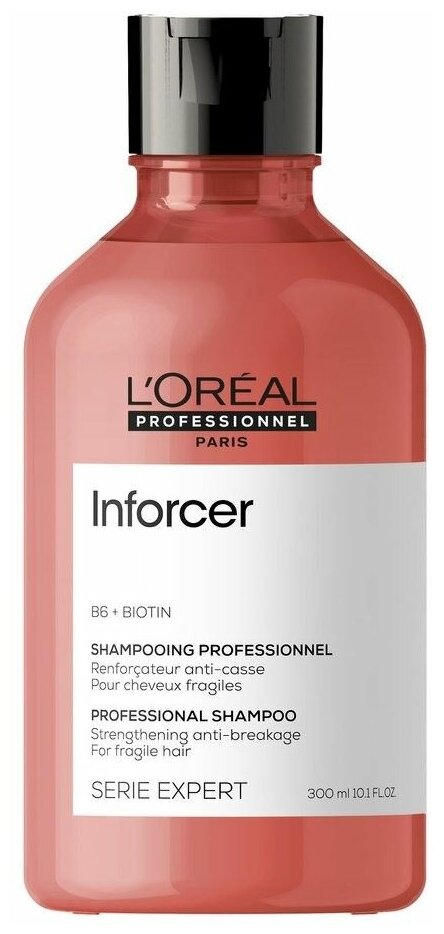L’OREAL PROFESSIONNEL Шампунь укрепляющий против ломкости волос, рефилл / INFORCER 1500 мл L'oreal Professionnel - фото №1