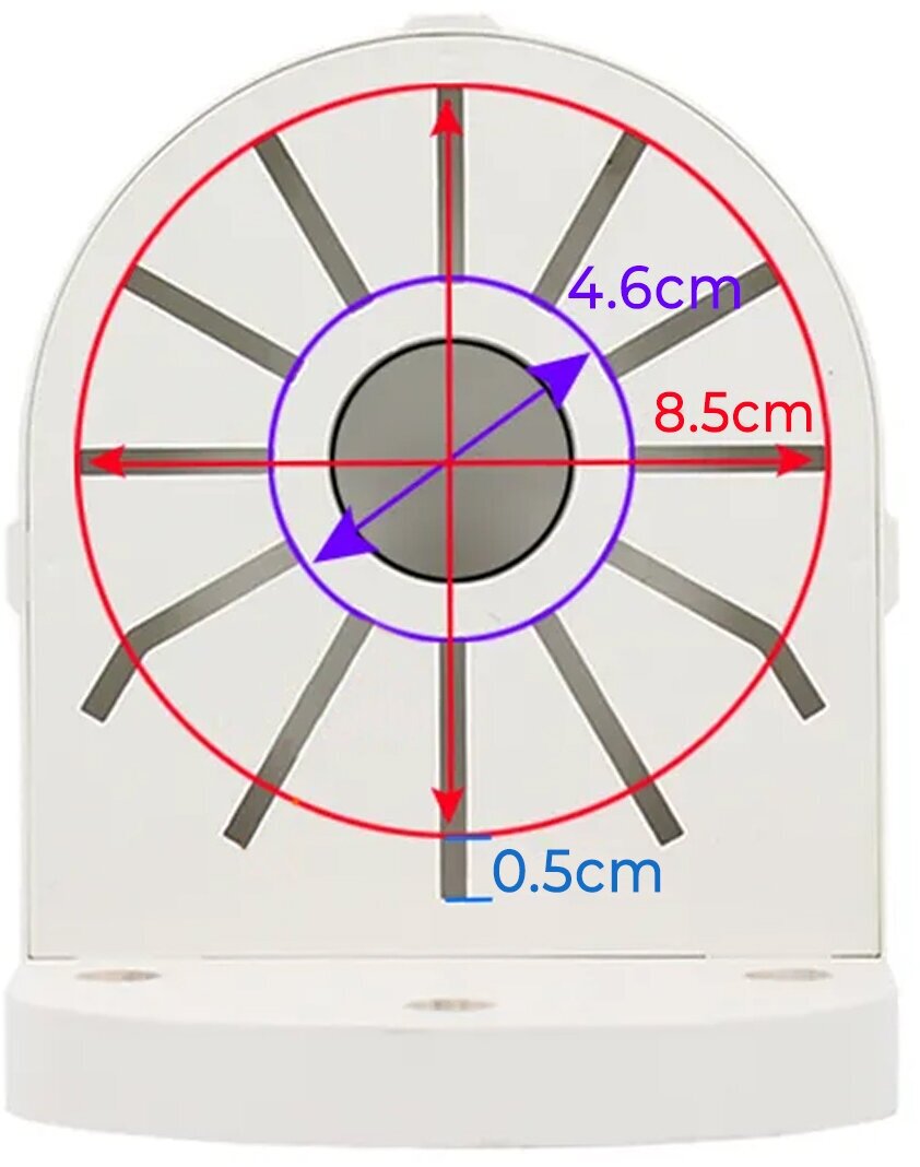 Настенный кронейн для камеры видеонаблюдения L образный 12