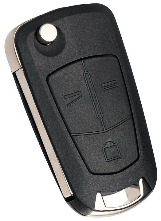Корпус ключа зажигания Opel с выкидным лезвием HU100 3 кнопки