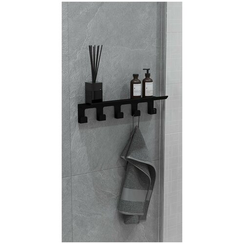 Крючки для полотенец с полкой CRYPTONE HOME LOFT 