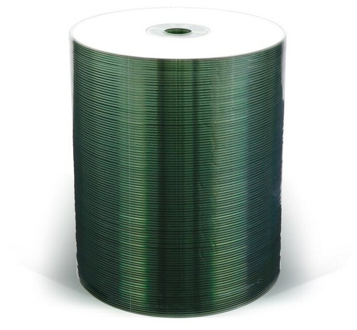 Диск CD-R Mirex "WHITE Thermoprint" 700MB, 52x, комплект 100шт, BULK-спайка (UL120207A8T)