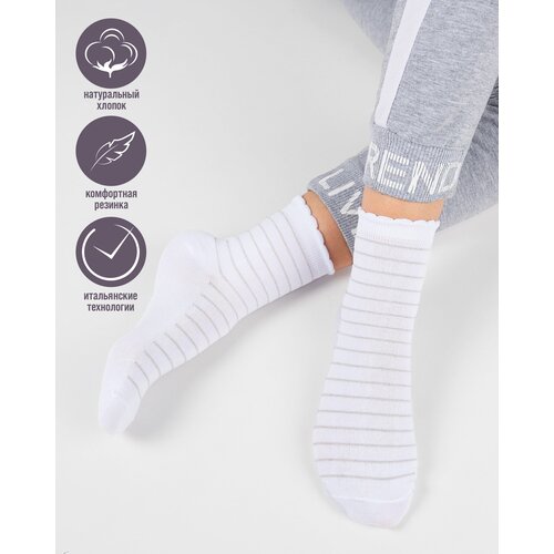 фото Носки красная ветка, размер 23-25, белый