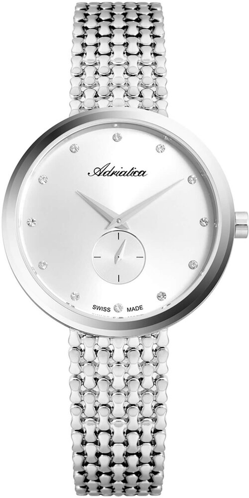 Наручные часы Adriatica 78050, белый, серебряный