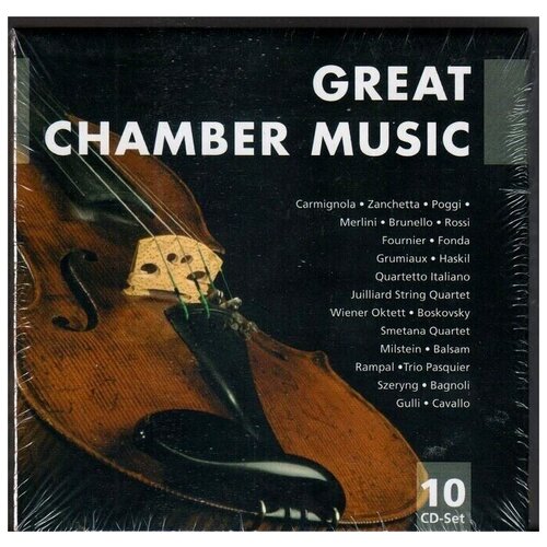 V/A-Great Chamber Music*mozart beethoven paganini haydn- MEMBRAN CD Deu (Компакт-диск 10шт) albeniz piano works iberia rena kyriakou membran cd deu компакт диск 4шт isaac