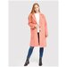 Пальто  Twinset Milano зимнее, шерсть, силуэт прямой, размер 40, розовый