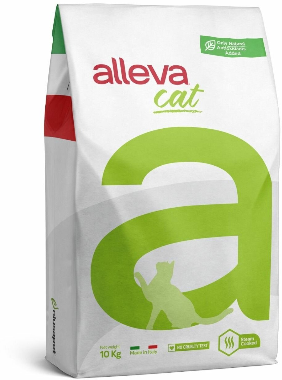 Alleva Holistic Cat сухой корм для взрослых кошек с ягненком, олениной и женьшенем, Adult Lamb & Ginseng, 10 кг - фотография № 2