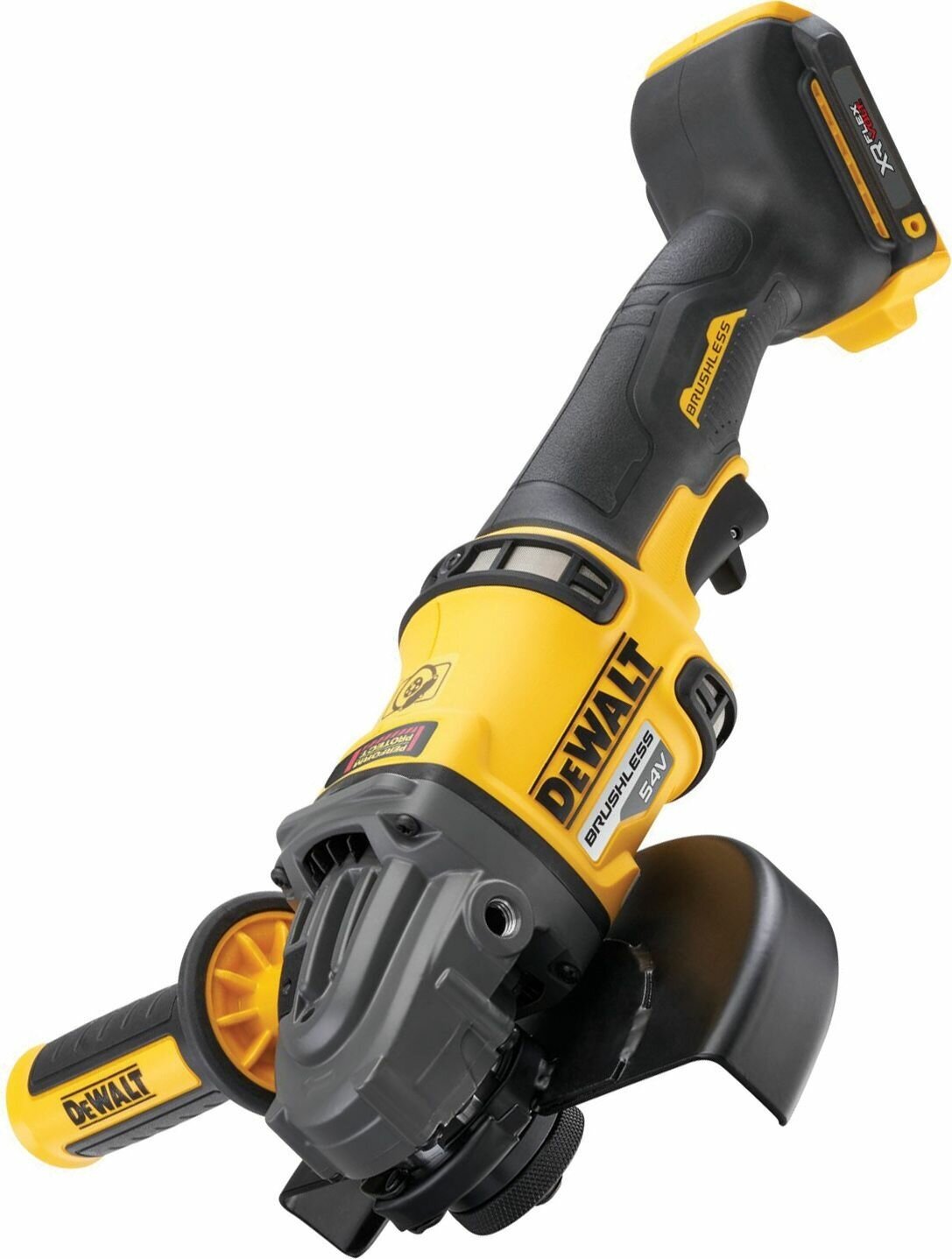 Угловая шлифовальная машина DEWALT DCG440N FlexVolt, 180 мм, 54В - фото №5