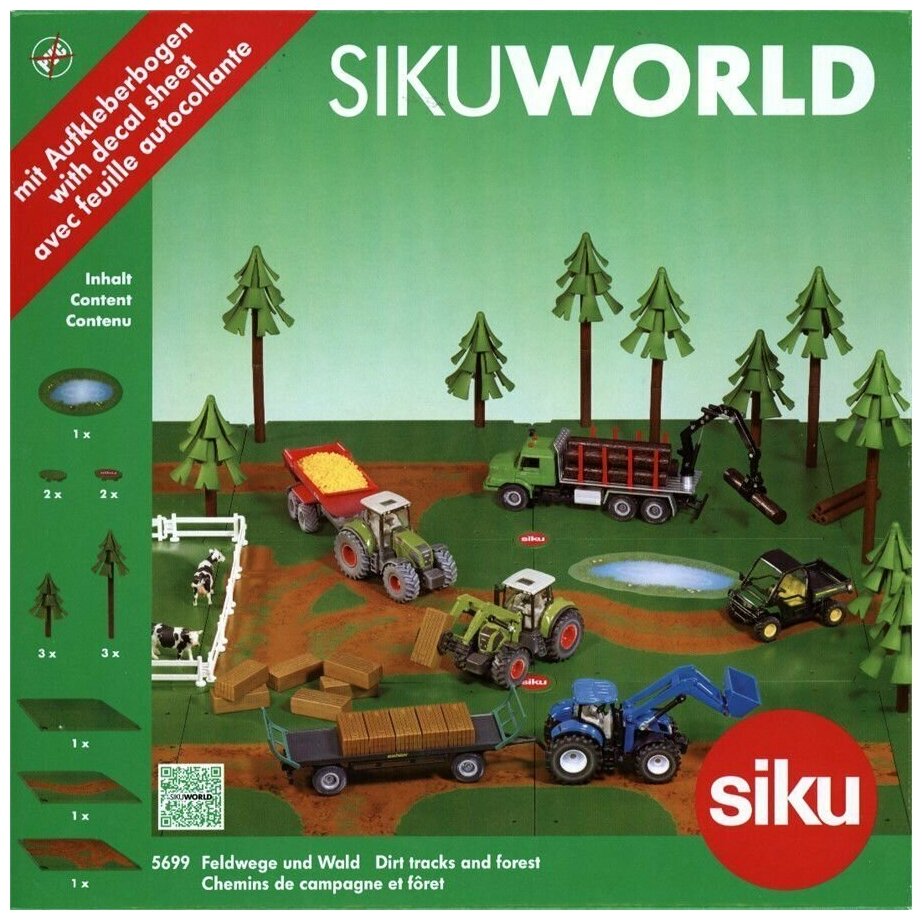 Игровой набор Siku Грунтовые дороги и леса Siku World - фото №5