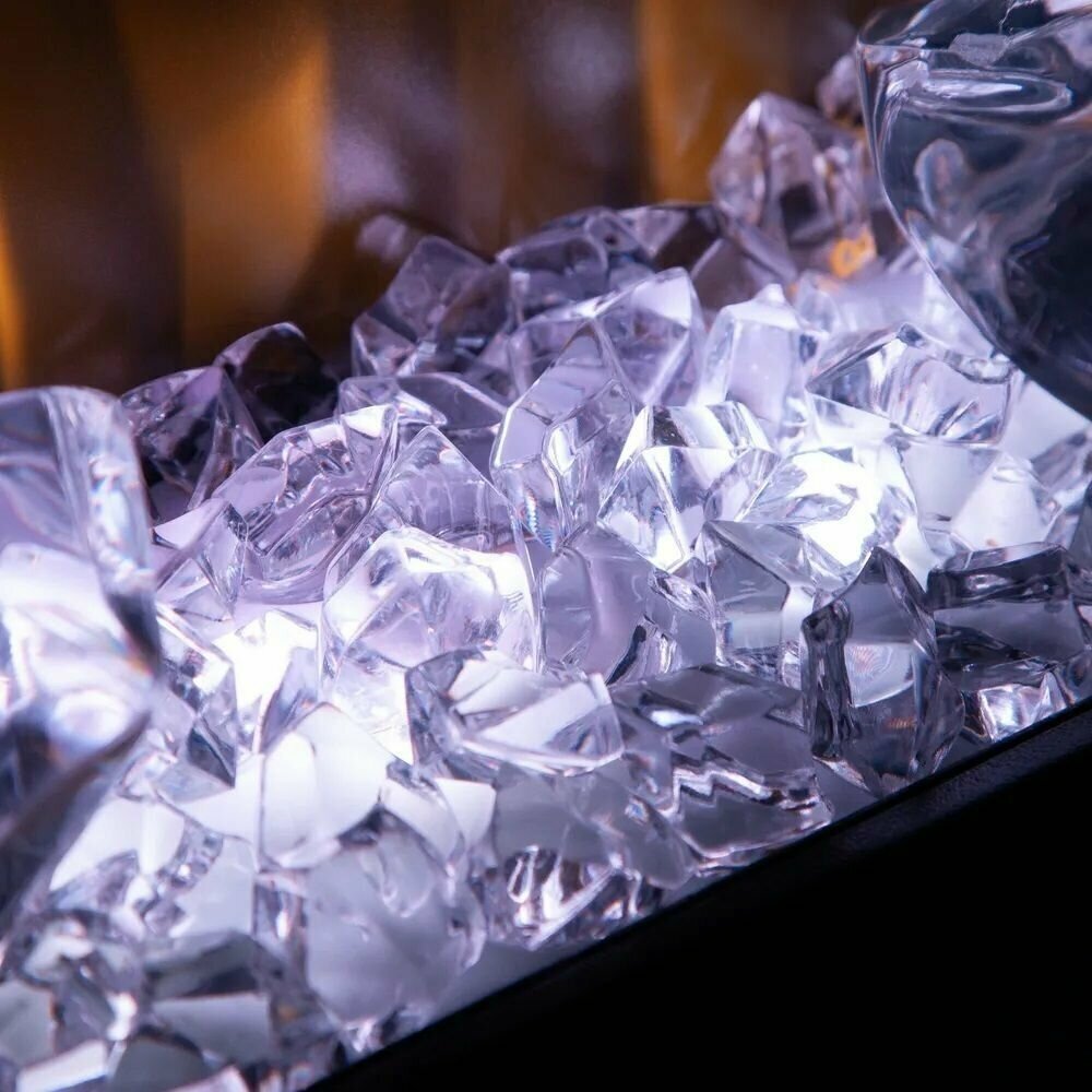 Электрокамин Diamond 60, с муляжом дров и кристаллами - фотография № 9
