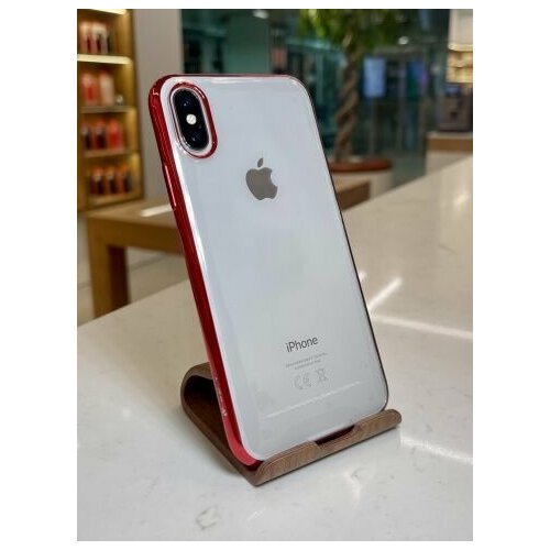 Чехол Devia для iPhone Xs, iPhone X Glitter Series Soft Case, красный