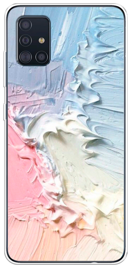 Силиконовый чехол на Samsung Galaxy A51 / Самсунг Гэлакси А51 Фруктовое мороженное