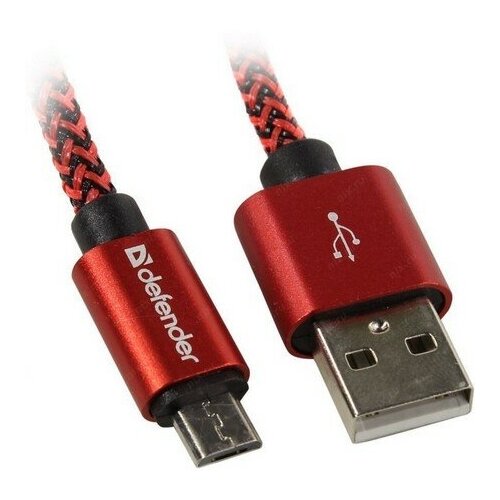 Кабель USB Defender USB08-03T красный