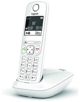 Беспроводной телефон Gigaset AS690 WHITE с функцией автодозвона и записной книжкой на 100 номеров