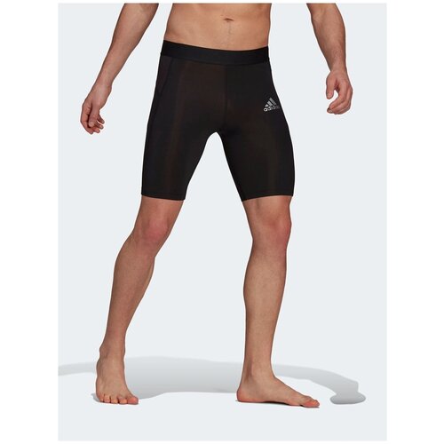 фото Белье шорты adidas techfit gu7311, р-р l, черный