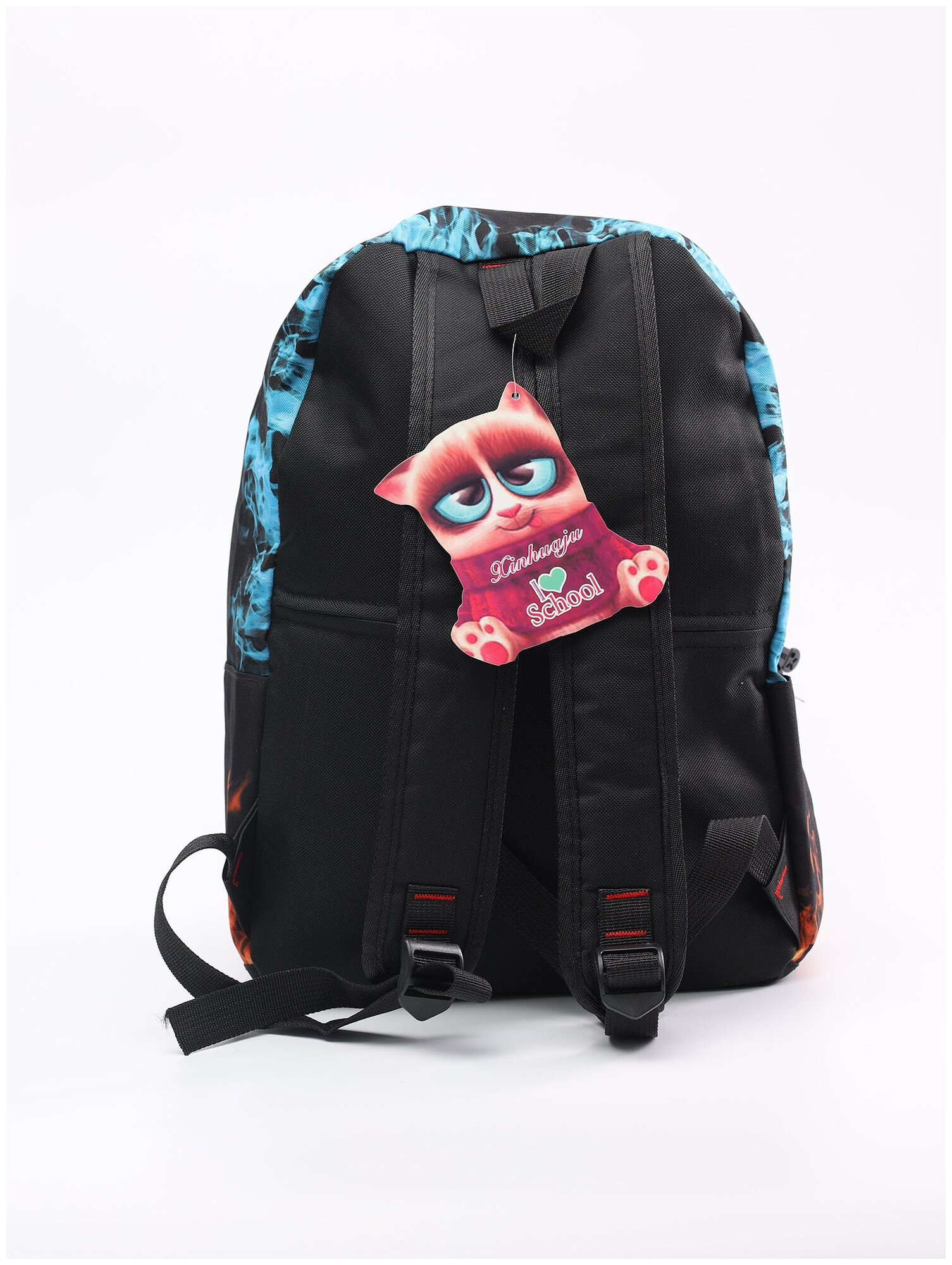 Рюкзак детский Brawl Stars (Бравл Старс) черный/Леон(Leon)/Леон-Волк ...