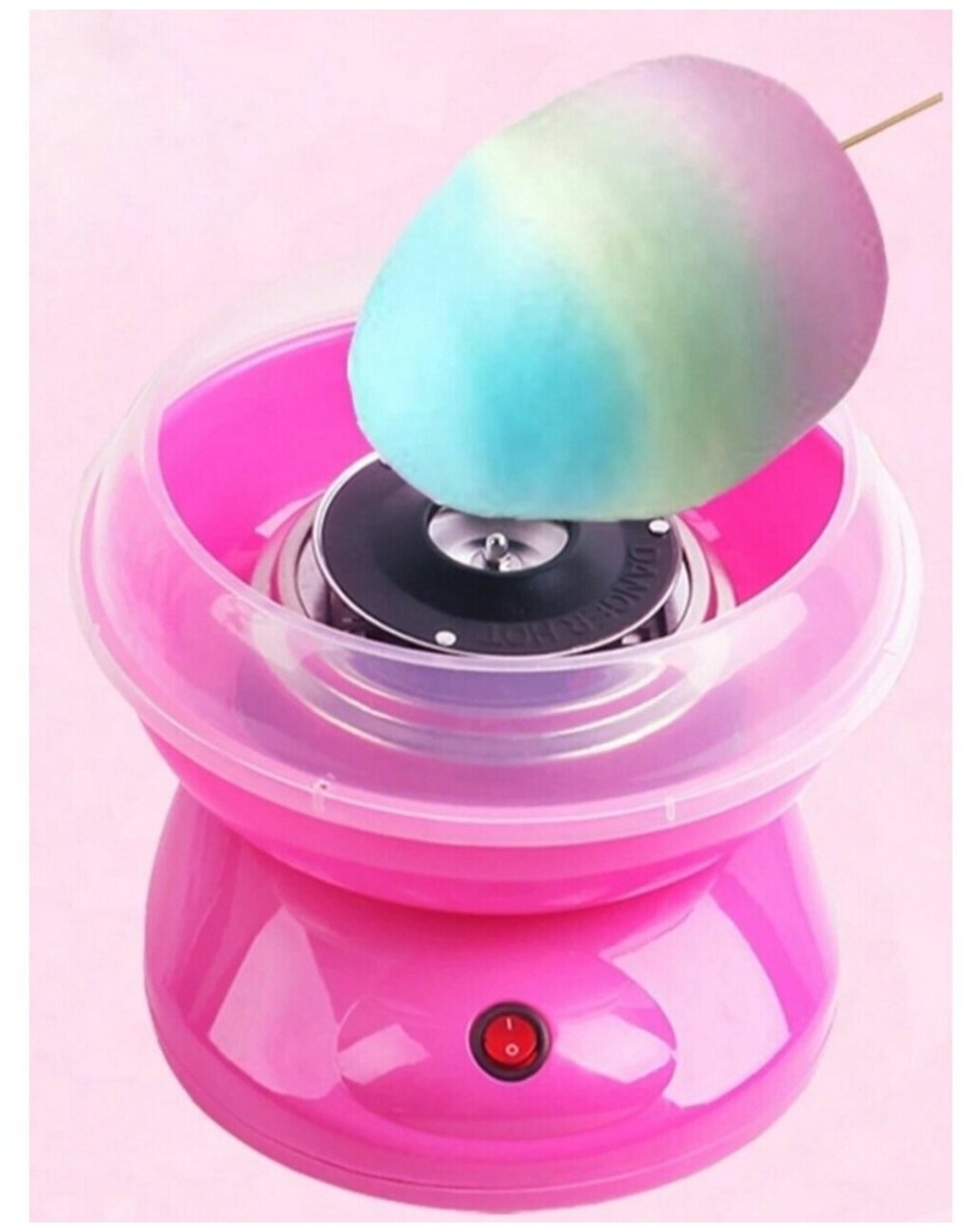 Аппарат для изготовления сладкой сахарной ваты Cotton Candy Maker Pink - фотография № 6