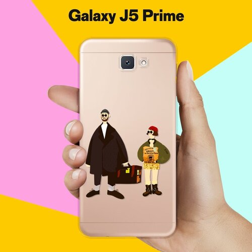 Силиконовый чехол на Samsung Galaxy J5 Prime Леон и Матильда / для Самсунг Галакси Джей 5 Прайм силиконовый чехол на samsung galaxy j2 prime динозавры для самсунг галакси джей 2 прайм