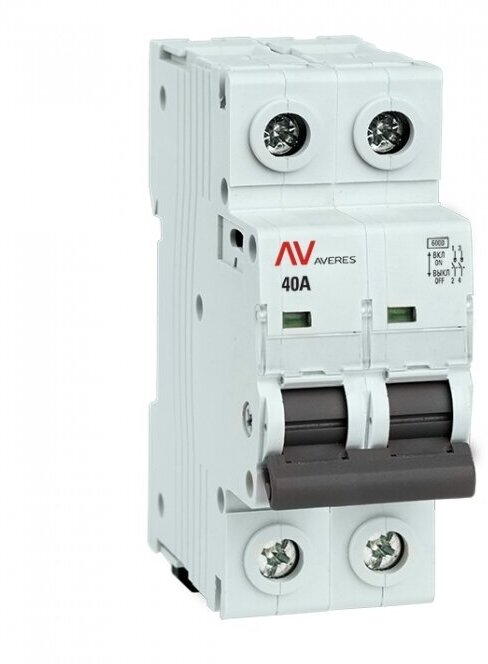 Выключатель нагрузки AVN 2P 40A EKF AVERES | код avn-2-40-av | EKF (3шт. в упак.)