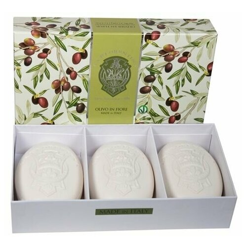 La Florentina Набор мыла для рук с экстрактом Цветов оливы Hand Soap Set Boboli Citrus, 150 гр х 3 шт