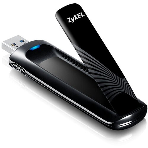 Wi-Fi адаптер ZYXEL NWD6605, черный сетевой адаптер wifi zyxel nwd6605 eu0101f usb 3 0