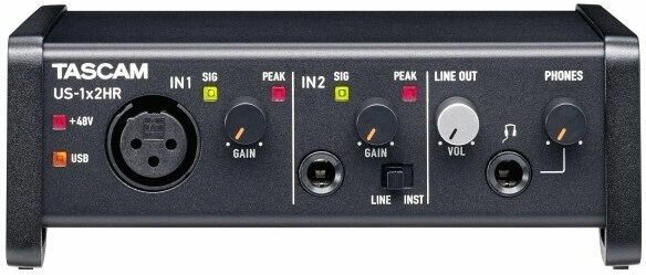 Tascam US-1x2HR USB аудио интерфейс