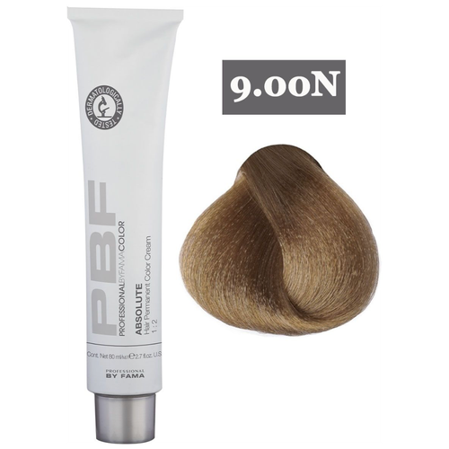 By Fama Краска для волос 9.00N Very light intensive blonde 80ml