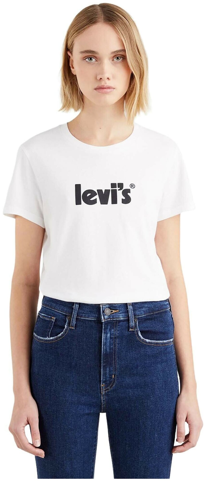 Футболка LEVI'S женская, цвет белый, размер S