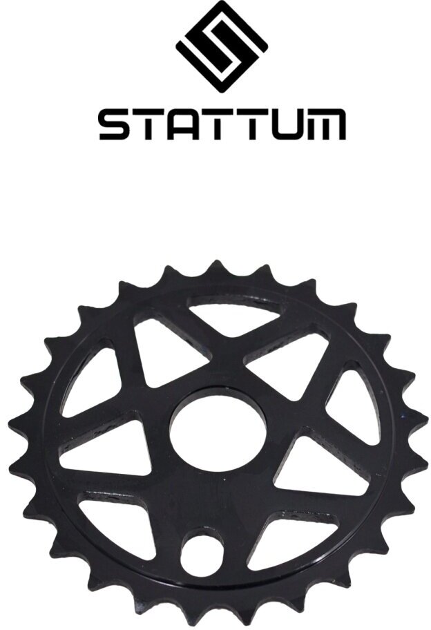 Звездочка для велосипеда BMX STATTUM Black алюминиевая