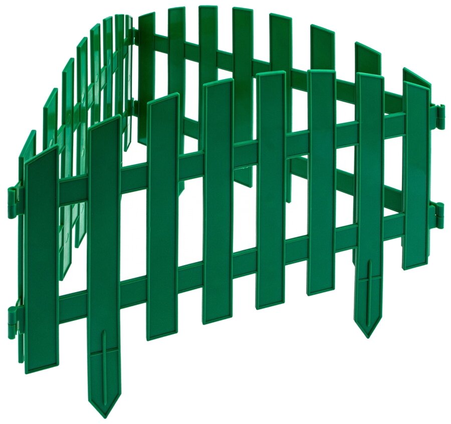 Забор декоративный "Винтаж" 28 x 300 см, зеленый Россия Palisad 65012