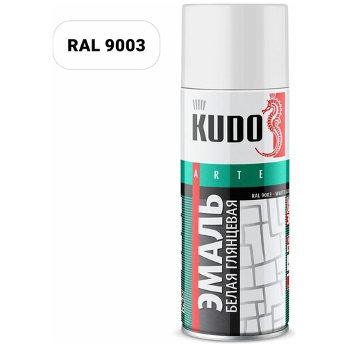 Универсальная эмаль-аэрозоль KUDO 54676 краска спрей металлик эмаль номерная kudo аэрозоль эмаль автомобильная ремонтная