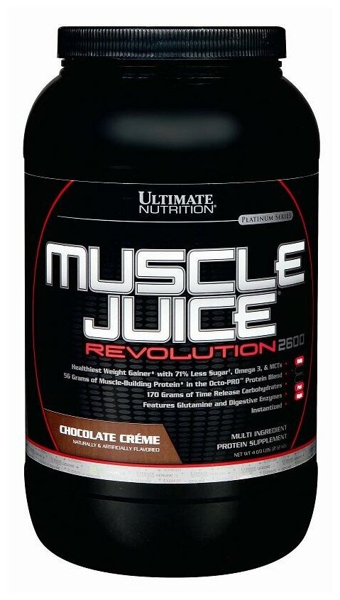 Muscle Juice Revolution 2600 Ultimate Nutrition (2,12 кг) - Шоколад