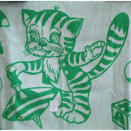 Одеяло 30% шерсть 100х140 пл. 420 гр. Щенок (сиреневое)