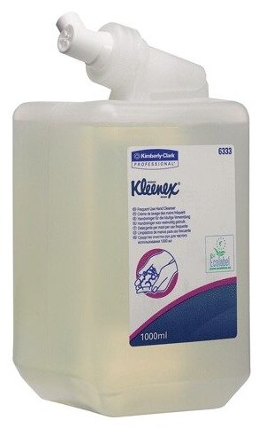 Картридж с жидким мылом одноразовый KIMBERLY-CLARK Kleenex, 1 л, прозрачный, диспенсер 601541, АРТ. 6333