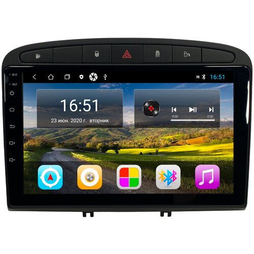 Штатная магнитола Zenith Peugeot 408 2006-2015, Android 10, 6/128GB, 4G LTE