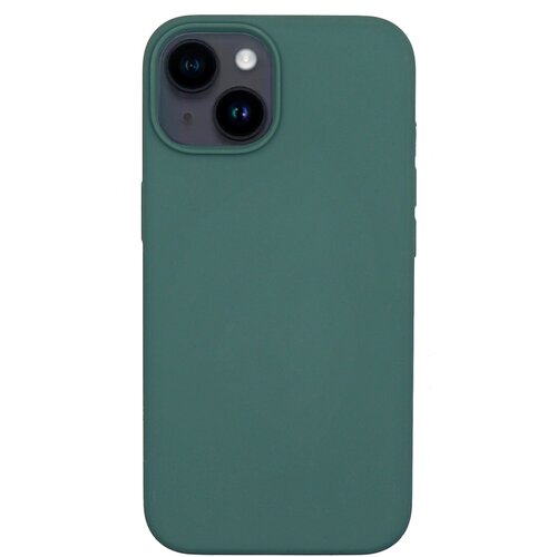 Чехол - накладка для iPhone 13, Silicon Case, без лого, зеленый лес