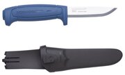 Нож туристический Morakniv Basic 546, нержавеющая сталь, синяя ручка