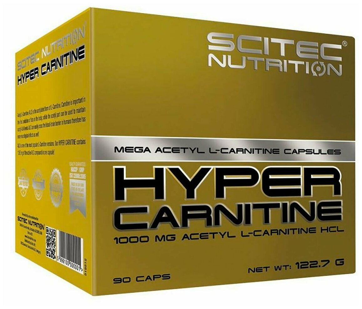 Л-карнитин Scitec Nutrition Hyper Carnitine 90 к.