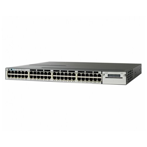 коммутатор cisco catalyst ws c3750x 48p s used Коммутатор CISCO WS-C3750X-48PF-L