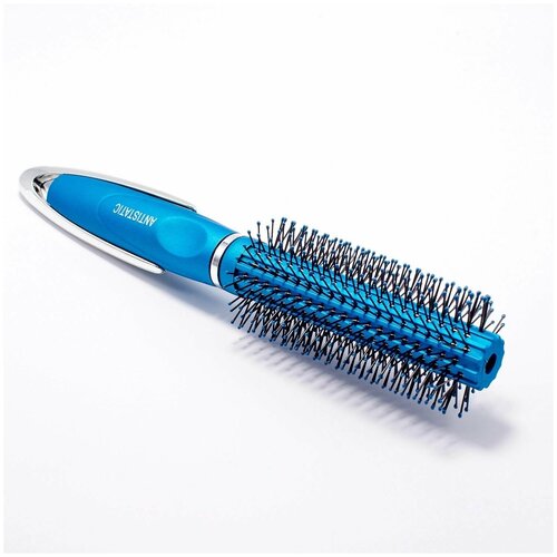Расчёска брашинг для волос, цвет синий, длина 21 см, 1 шт.