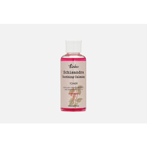 Успокаивающий тонер с экстрактом лимонника thinkco Schizandra Soothing Calming Toner уход за лицом thinkco крем успокаивающий с экстрактом лимонника schizandra soothing calming cream