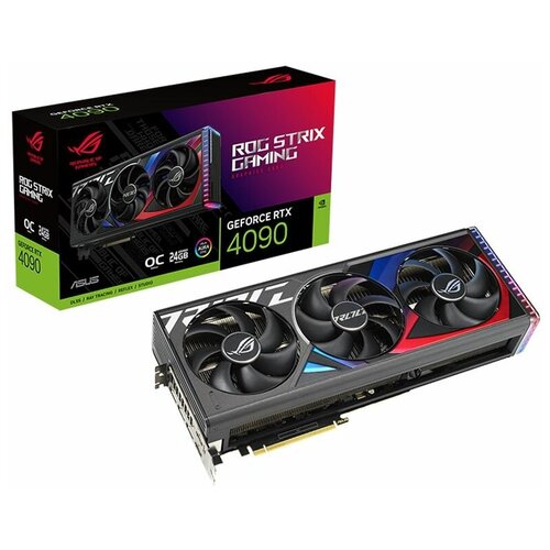 Видеокарта ASUS 24 ГБ (ROG Strix GeForce RTX 4090 OC Edition 24GB GDDR6X)