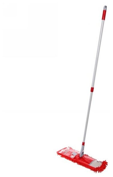 фото Швабра Liao с насадкой из микрофибры A130064 красная