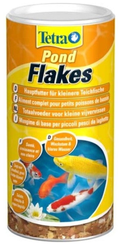 Tetra Pond Flakes корм для прудовых рыб в хлопьях, 1 л - фотография № 18