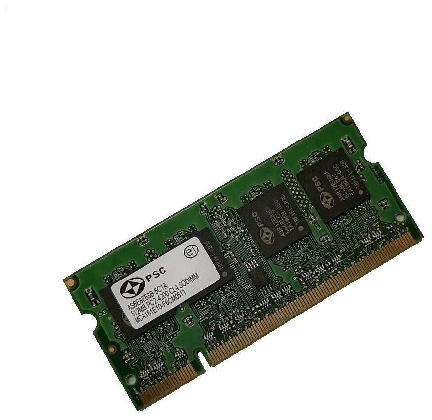 ОЗУ So-Dimm 512Mb PC2-4200, DDR2-533 PSC AS6E8E63B-5c1a