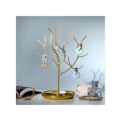 фото Подставка для украшений queen fair, 29х21 см, золотой