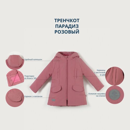 Тренчкот д/девочек 