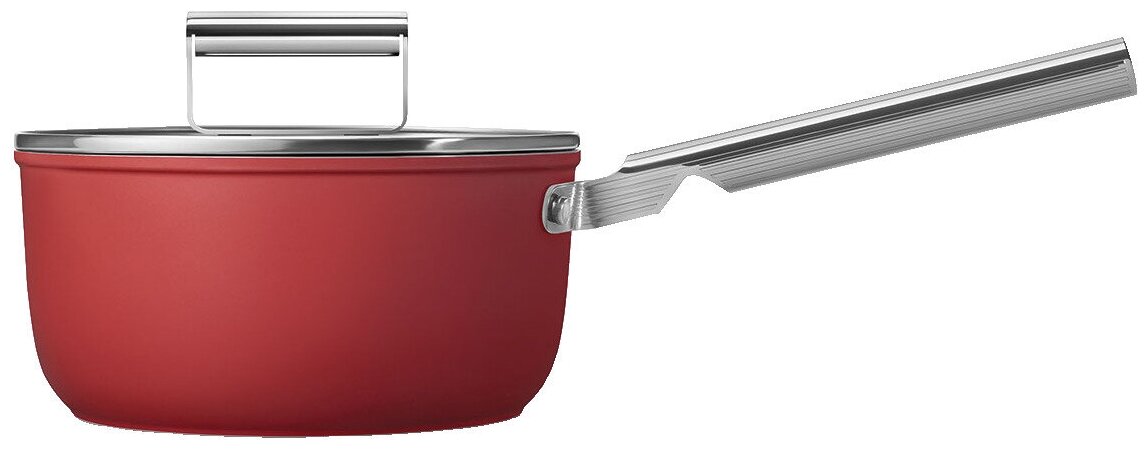 фото Smeg CKFS2011CRM Сотейник с крышкой, 20см, кремовый