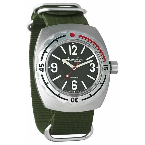 Наручные часы Восток Амфибия, зеленый наручные часы восток амфибия механические с автоподзаводом амфибия 120657 green зеленый